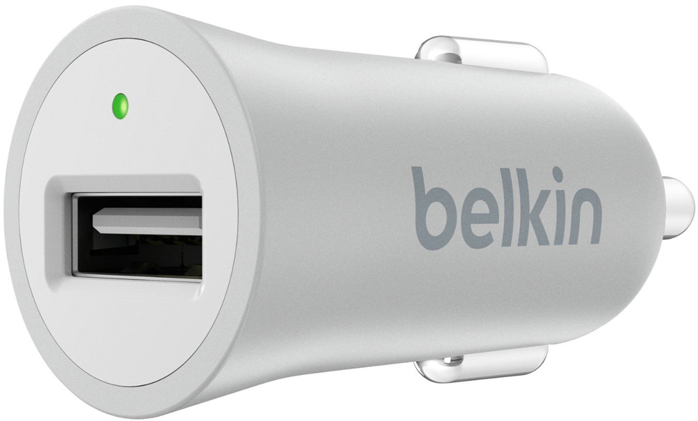

АЗУ Belkin, универсальное USB 2,4А F8M730bt-SLV Silver