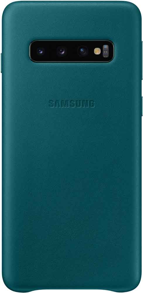 

Клип-кейс Samsung, Galaxy S10 EF-VG973L кожа Green