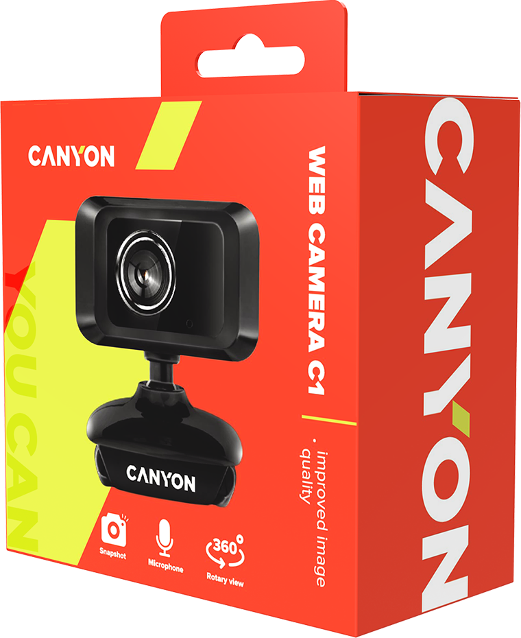 Веб-камера Canyon CNE-CWC1 Черная 0301-0748 - фото 3