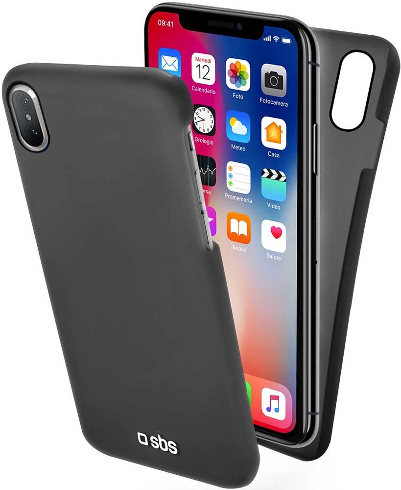 

Клип-кейс SBS, Apple iPhone X тонкий пластик Black