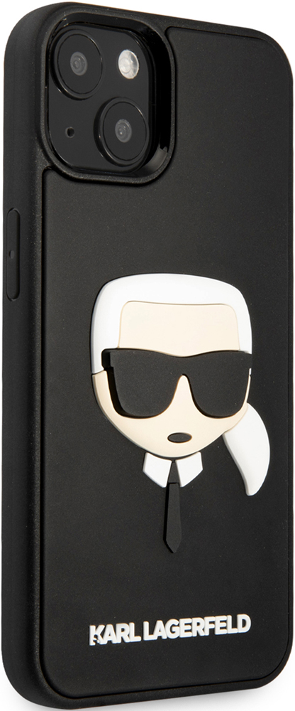 Чехол-накладка Karl Lagerfeld iPhone 14 Plus 3D Rubber Case Karl's Head  Черный KLHCP14MKH3DBK 0319-0649 - фото 4
