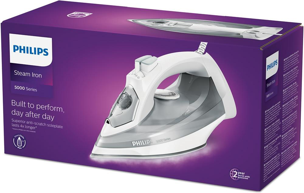 Утюг Philips 5000 Series DST5010 White/Grey 7000-1149 DST5010/10 5000 Series DST5010 White/Grey - фото 9