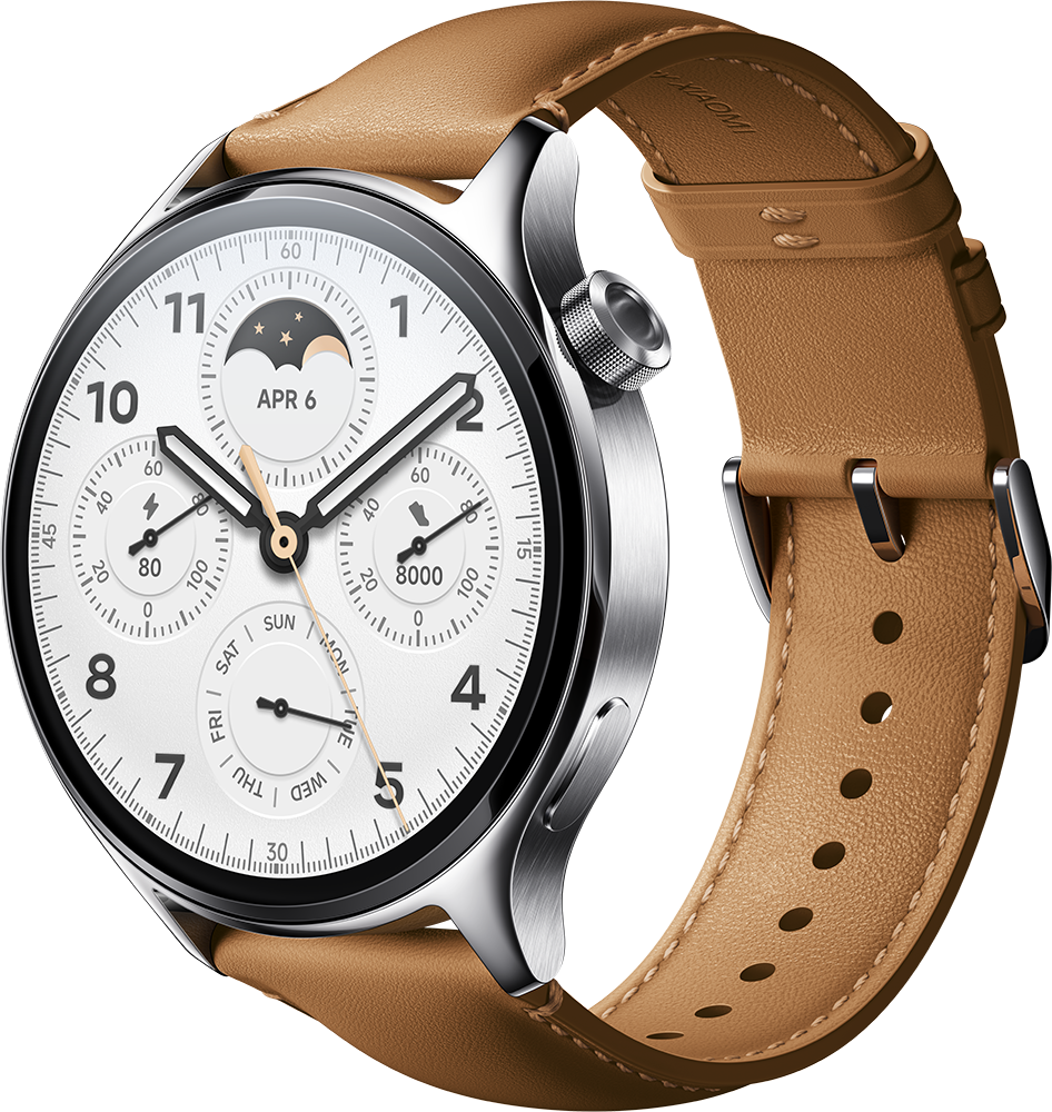 Часы Xiaomi Watch S1 Pro GL Серебряные 0200-3484 - фото 2