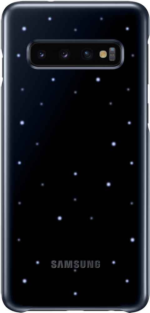 

Клип-кейс Samsung, Galaxy S10 LED EF-KG973C Black