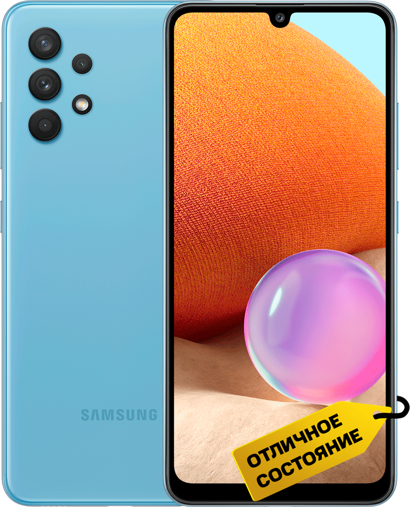 

Смартфон Samsung, Galaxy A32 4/128Gb Синий «Отличное состояние»