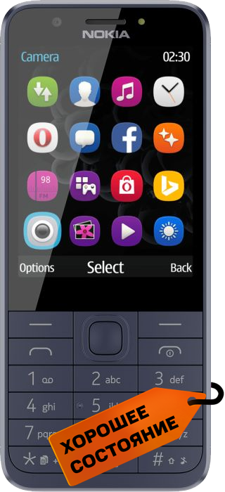 

Мобильный телефон Nokia, 230 Синий «Хорошее состояние»