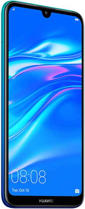 Смартфон Huawei Y7 2019 3/32Gb Blue 0101-6689 DUB-L21 Y7 2019 3/32Gb Blue - фото 4