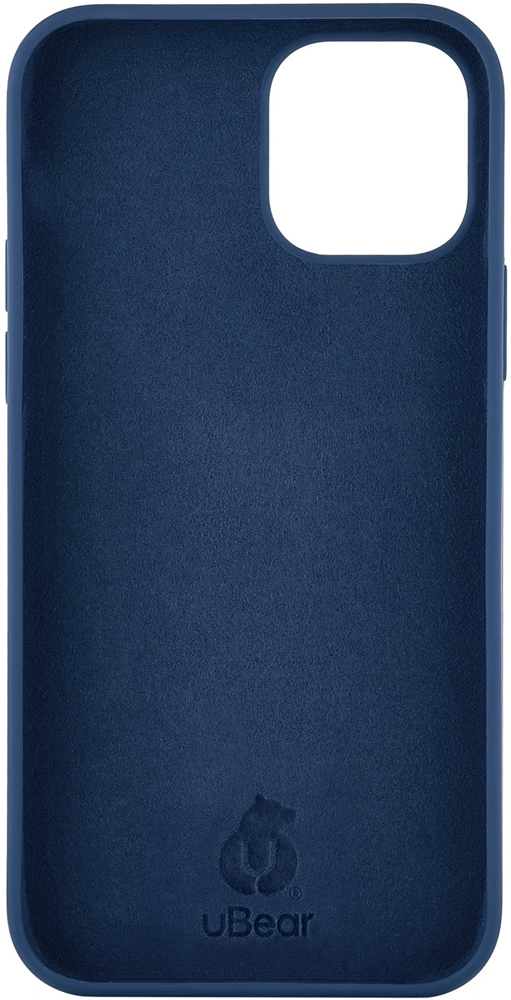 Клип-кейс uBear iPhone 12 Pro Max liquid силикон Blue 0313-8722 - фото 5