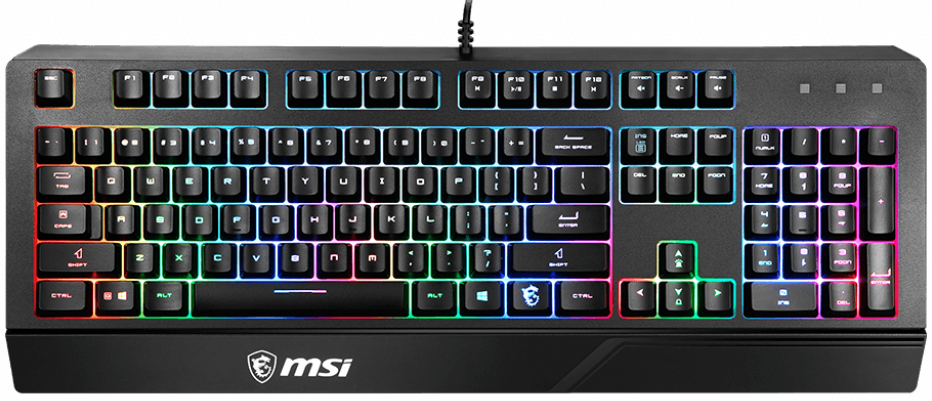

Клавиатура MSI, Vigor GK20 проводная игровая Черная