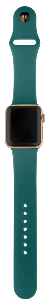 Ремешок для умных часов InterStep Sport Apple Watch 38/40мм силиконовый Green 0400-1735 Sport Apple Watch 38/40мм силиконовый Green - фото 3