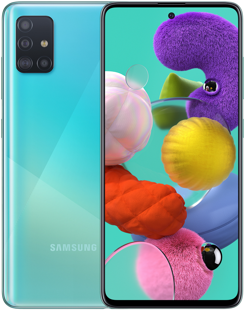 Смартфон Samsung A515 Galaxy A51 6/128Gb Blue 0101-7437 SM-A515FZBMSER A515 Galaxy A51 6/128Gb Blue - фото 1