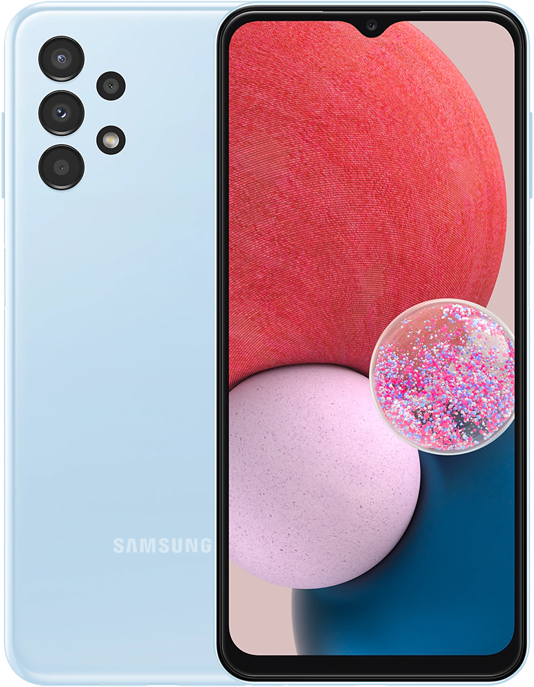 Смартфон Samsung Galaxy A13 4/64Gb Голубой (SM-A137) смартфон samsung galaxy a32 sm a325 4 64gb black