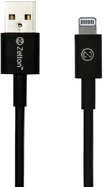 Дата-кабель Zetton кабель smartbuy s14 lightning usb 3 а 1 м быстрая зарядка передача данных