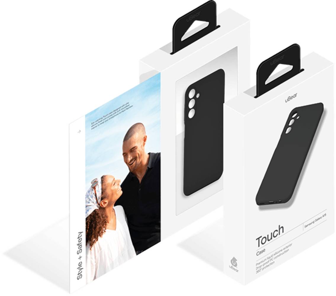 Чехол-накладка uBear Touch case для Samsung Galaxy A15  Черный 3100-1453 - фото 4