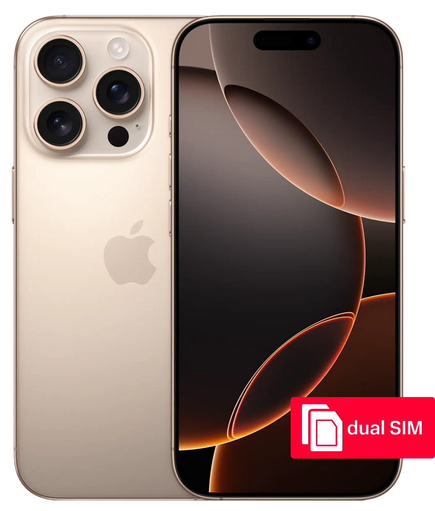 

Смартфон Apple, iPhone 16 Pro 1Tb SIM + SIM Desert Titanium