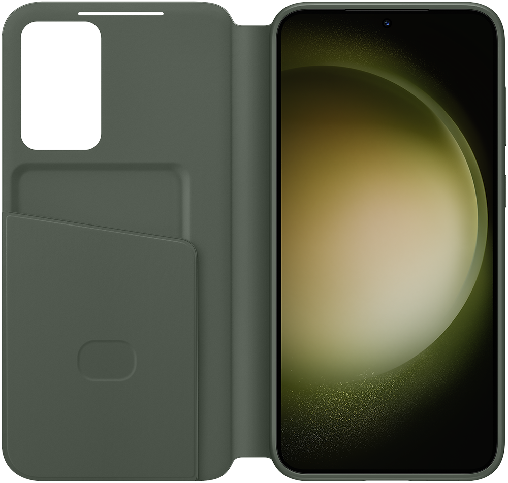 Чехол-книжка Samsung Galaxy S23+ Smart View Wallet Case Зеленый (EF-ZS916CGEGRU) 0319-0968 Galaxy S23+ Smart View Wallet Case Зеленый (EF-ZS916CGEGRU) Galaxy S23 Plus - фото 2