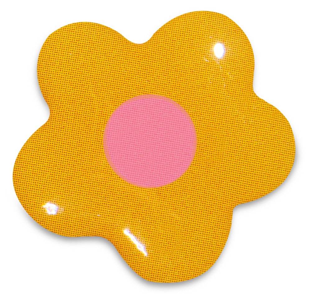 

Стикер VLP, Flower 19*20 мм Yellow Pink