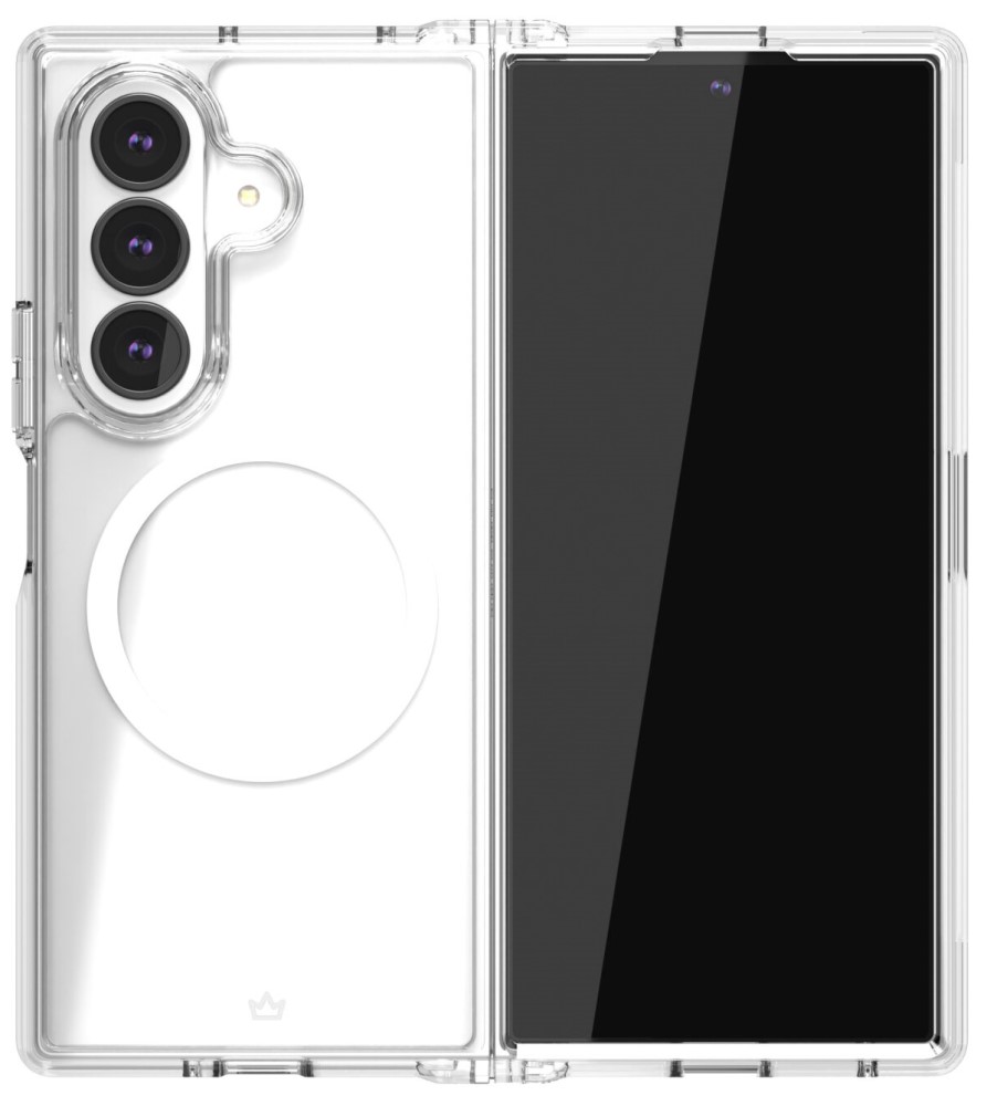 

Чехол-накладка VLP, Crystal Case с MagSafe для Samsung Z Fold7 Прозрачный