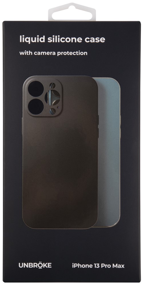 Клип-кейс UNBROKE iPhone 13 Pro Max Liquid Silicone MagSafe черный 0313-9269 - фото 3
