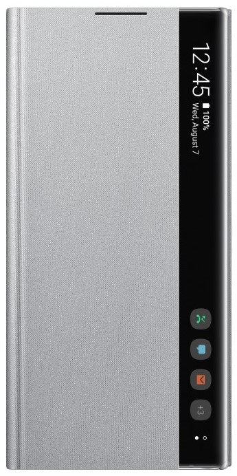 

Чехол-книжка Samsung, Note 10 Plus EF-ZN975C Silver