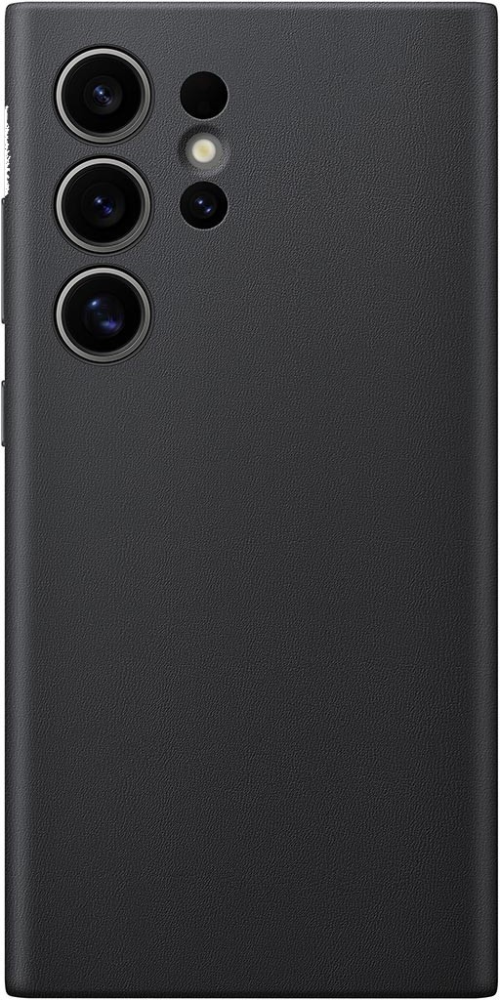 Чехол-накладка Samsung Vegan Leather Case Galaxy S24 Ultra Чёрный (GP-FPS928HCABR)