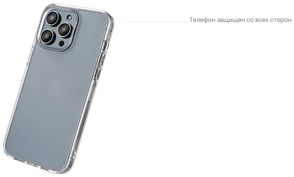 Чехол-накладка uBear Real Case для iPhone 14 Plus Прозрачный (CS165TT67RL-I22) 0319-0584 Real Case для iPhone 14 Plus Прозрачный (CS165TT67RL-I22) - фото 6