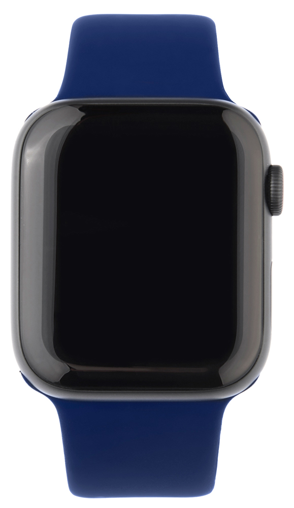 Ремешок для умных часов InterStep Sport Apple Watch 38/40мм силиконовый Blue 0400-1731 Sport Apple Watch 38/40мм силиконовый Blue - фото 4