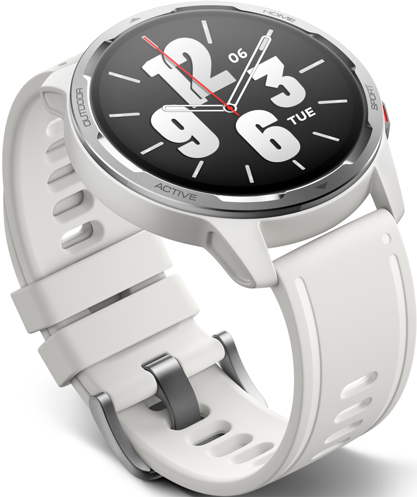 Часы Xiaomi Watch S1 Active GL Белые 0200-3061 - фото 4