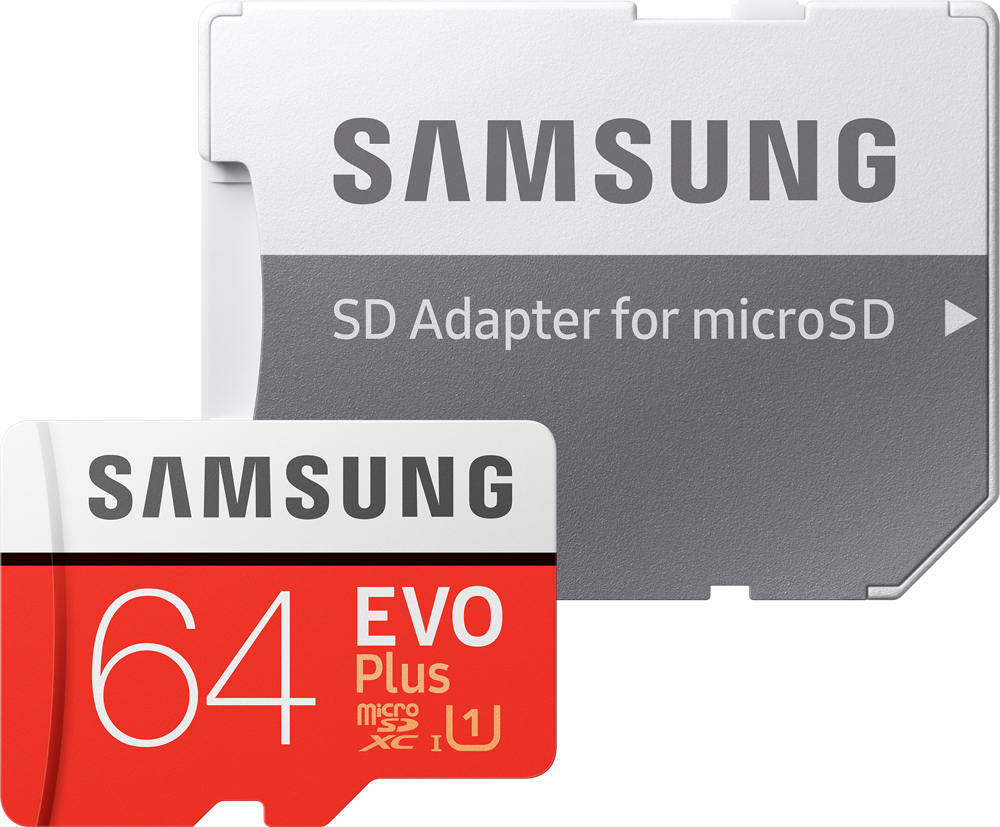 Карта памяти MicroSD Samsung EVO Plus 64Gb Class10 UHS-I Red/White (MB-MC64HA/RU) 0305-1430 MB-MC64HA/RU EVO Plus 64Gb Class10 UHS-I Red/White (MB-MC64HA/RU) - фото 4