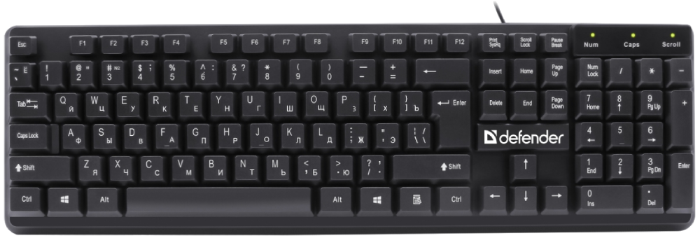 

Клавиатура Defender, Symbol HB-559 Черная