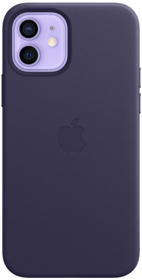 

Клип-кейс Apple, iPhone 12/12 Pro MagSafe кожаный темно-фиолетовый (MJYR3ZE/A)