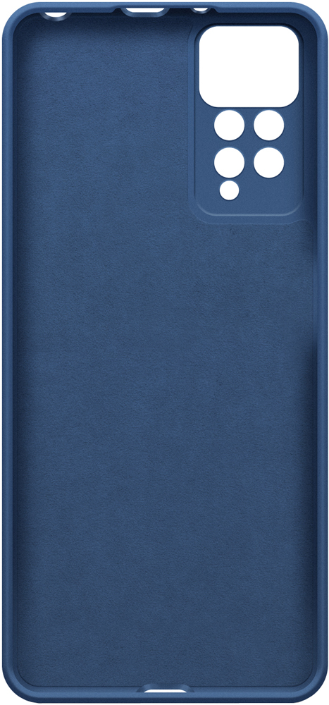 Чехол-накладка Borasco Xiaomi Redmi Note 11 Pro Microfiber Синий фото 2