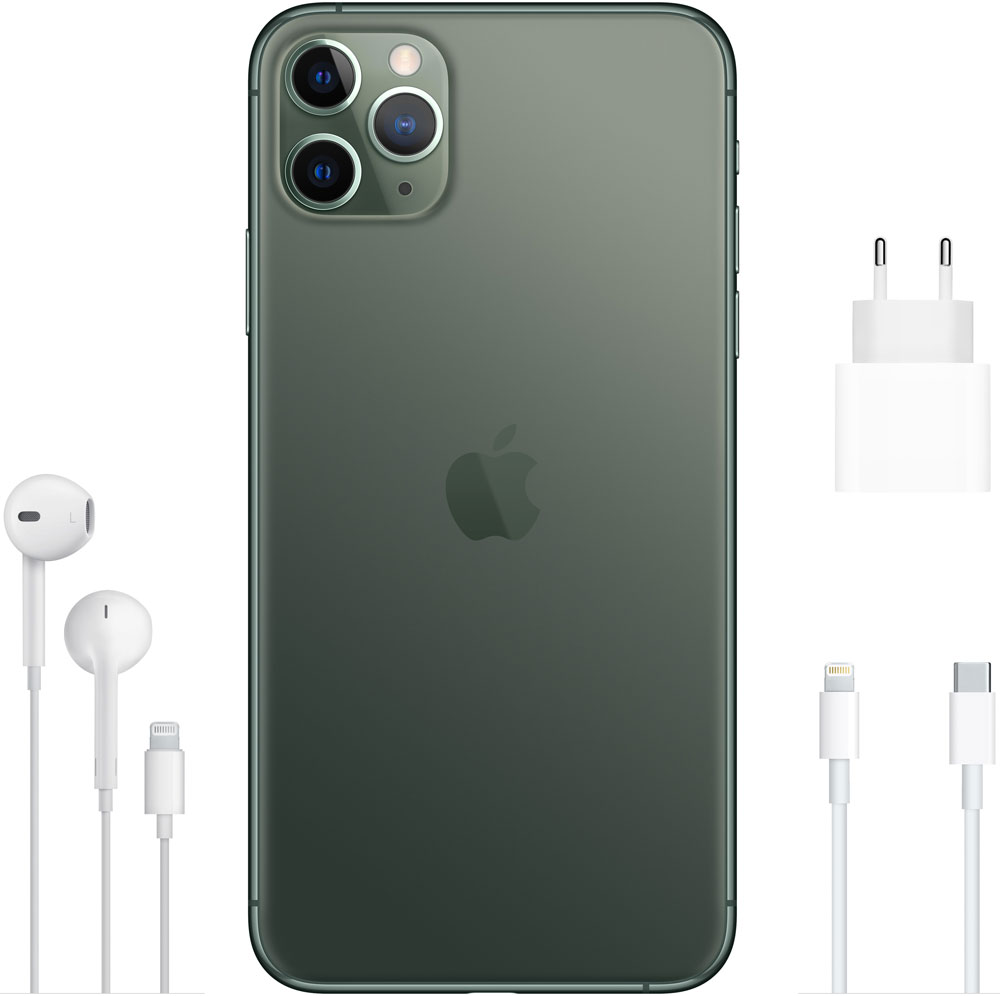 Смартфон Apple iPhone 11 Pro Max 64Gb Темно-зеленый 0101-6889 - фото 6