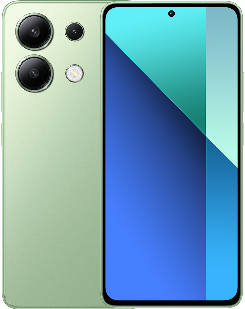Смартфон Xiaomi Redmi Note 13 8/128 Гб Мятный зеленый смартфон xiaomi redmi note 13 8 128 гб голубой
