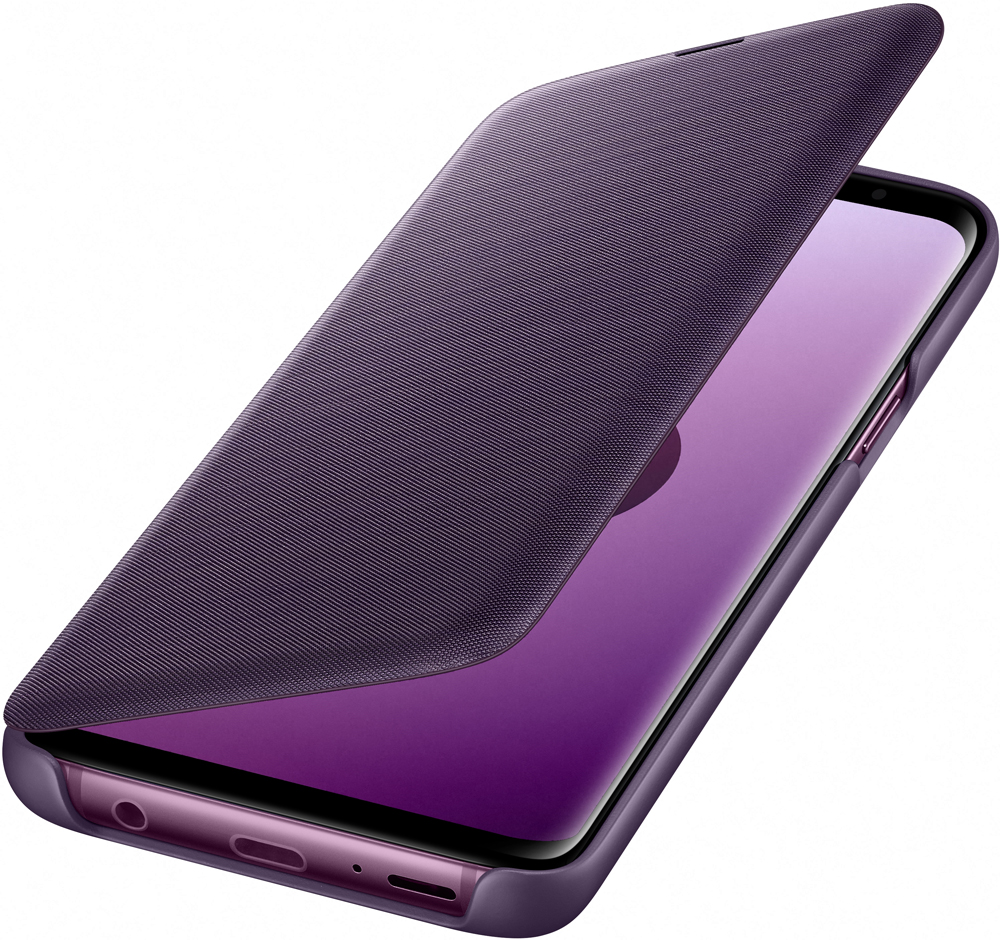 Чехол-книжка Samsung Galaxy S9 LED View Cover Orchid Grey: купить по цене 1  рубль в интернет магазине МТС