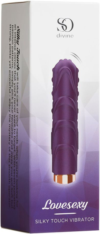 Мини-вибратор So Divine Love sexy Silky Touch Vibrator Purple (J20093PURPLE) 7000-1546 Love sexy Silky Touch Vibrator Purple (J20093PURPLE) - фото 1