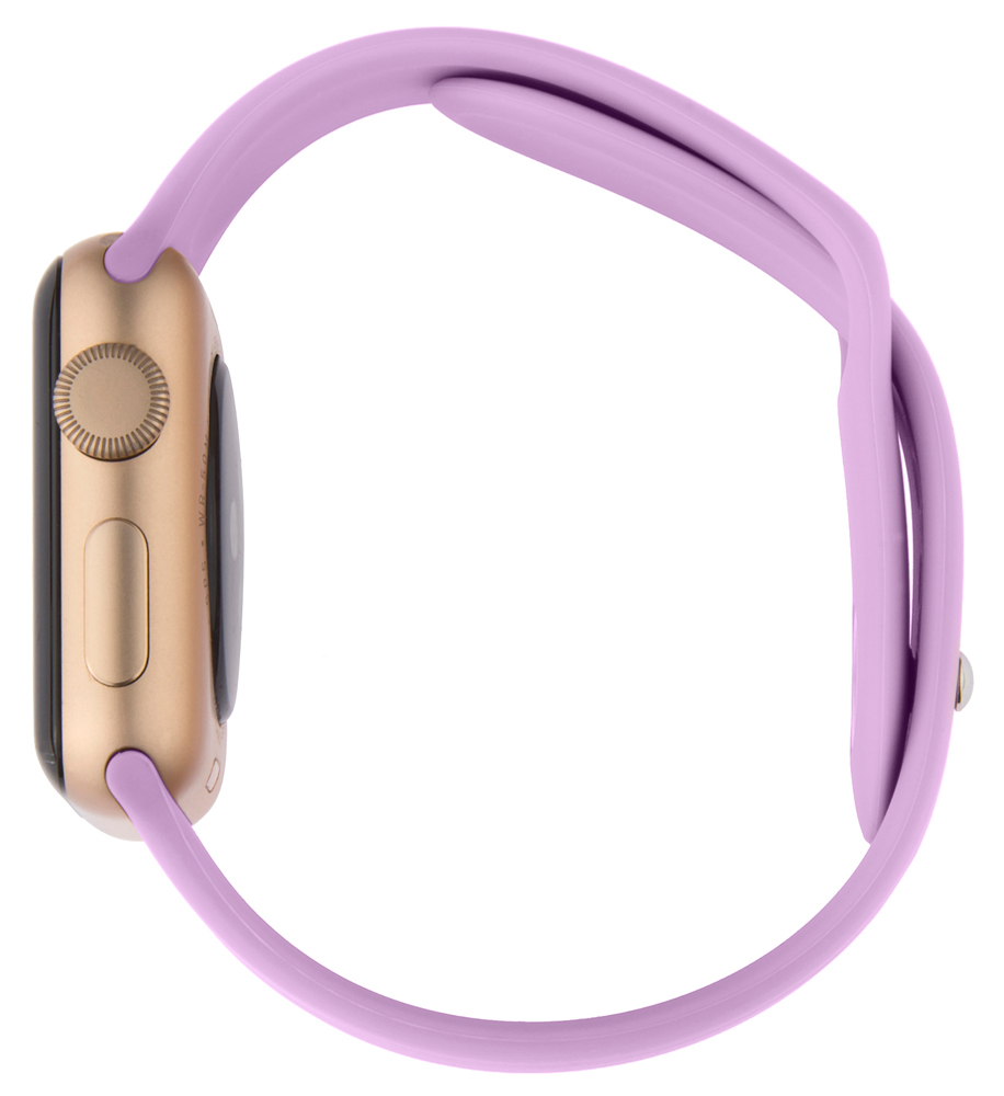Ремешок для умных часов InterStep Sport Apple Watch 38/40мм силиконовый Purple 0400-1732 Sport Apple Watch 38/40мм силиконовый Purple - фото 5
