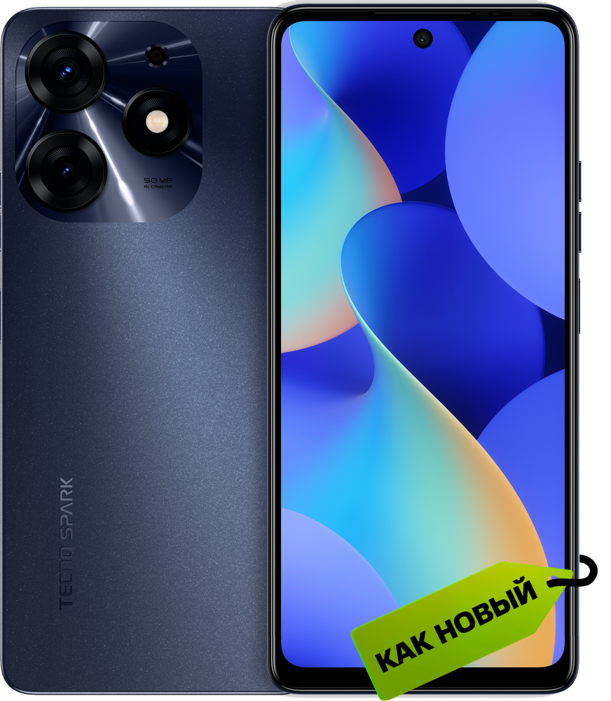 

Смартфон TECNO, Spark 10 Pro 8/256 Гб Черный "Как новый"