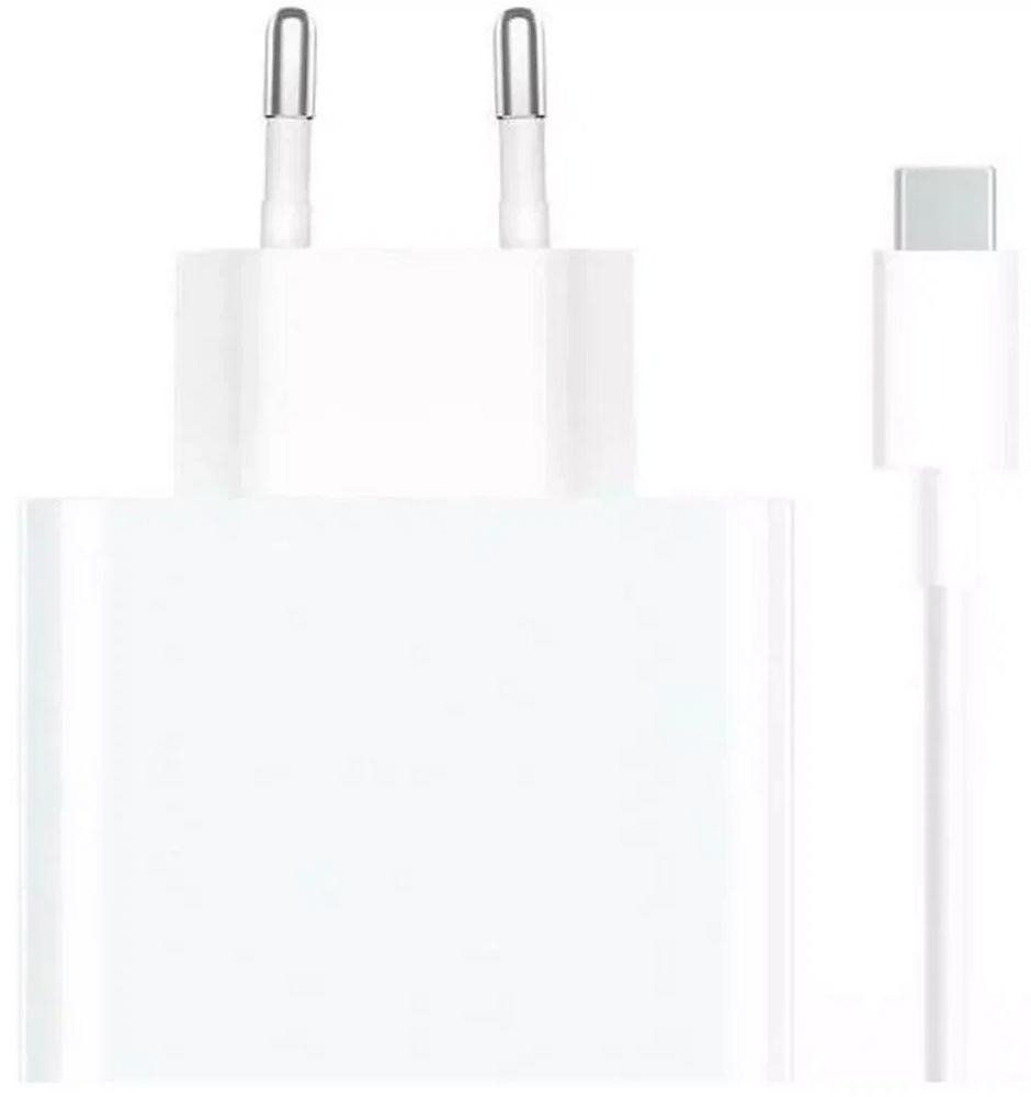 СЗУ Xiaomi 67W USB Type-C-Type-A Белый (BHR6035EU) сетевое зарядное устройство xiaomi 67w charging combo type a type c bhr6035eu