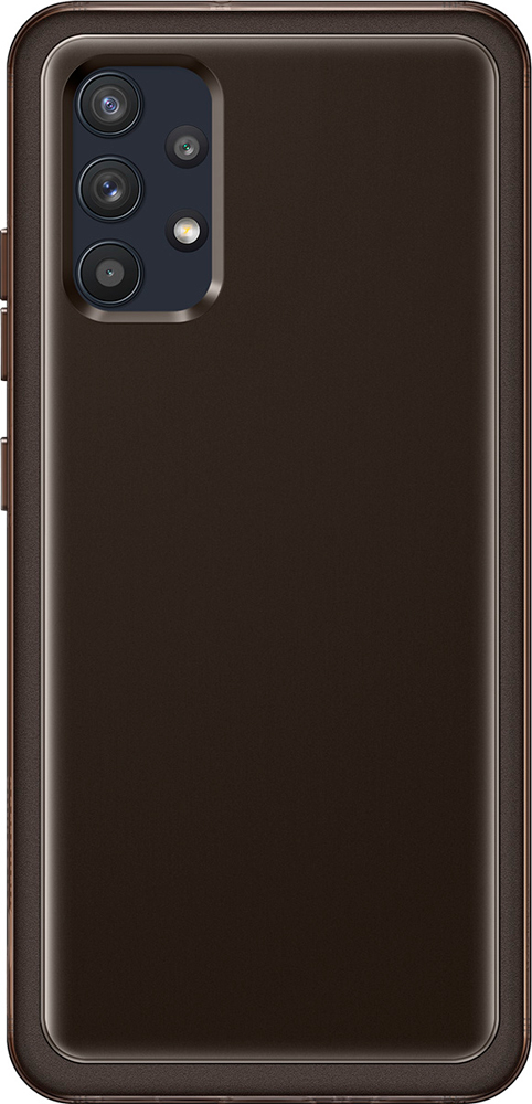 Клип-кейс Samsung Galaxy A32 Soft Clear Cover Black (EF-QA325TBEGRU)