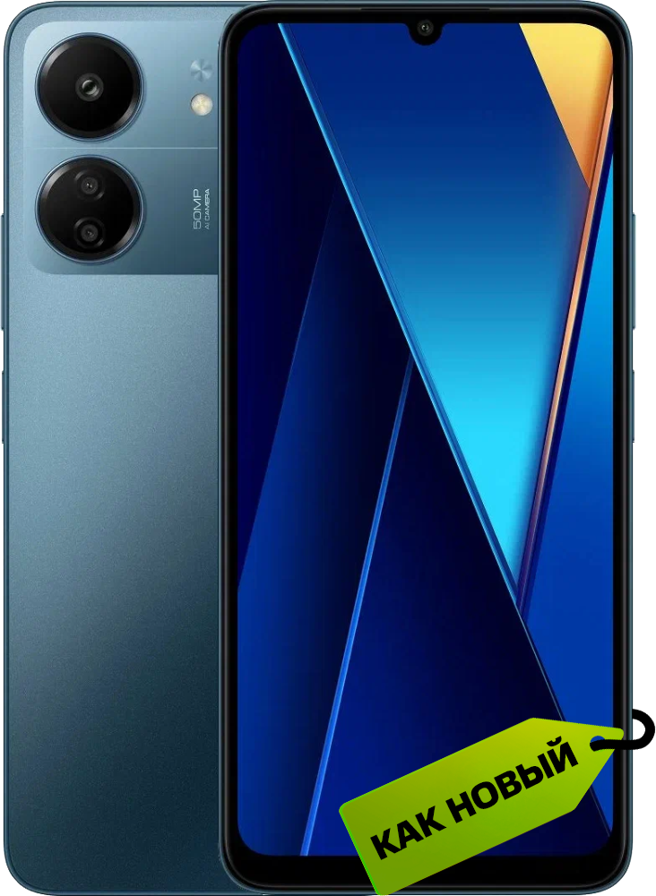 

Смартфон POCO, C65 6/128 Гб Синий "Как новый"