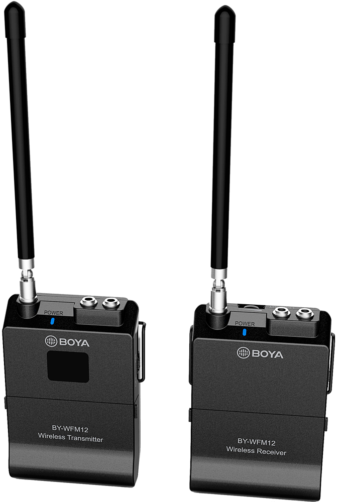 Беспроводная микрофонная система Boya BY-WFM12 12-канальная Black 1800-1241 - фото 2