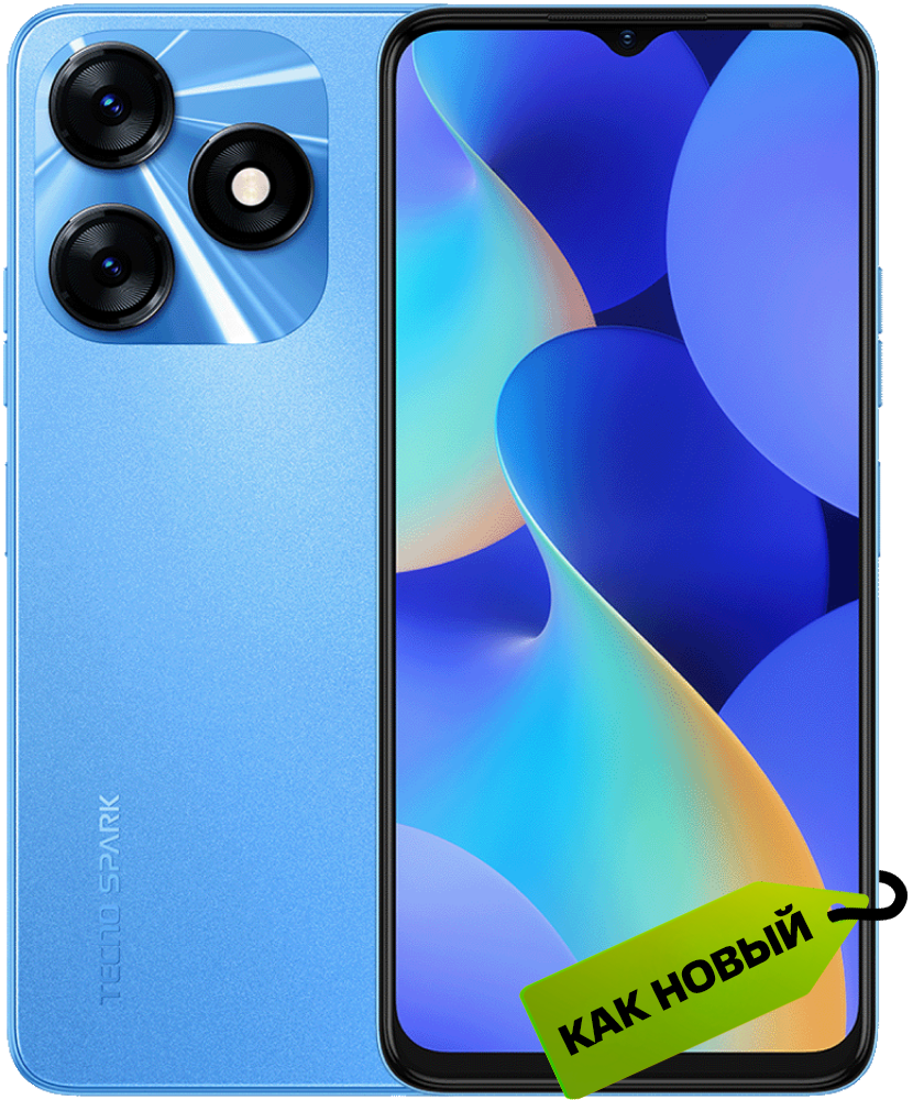 

Смартфон TECNO, Spark 10 4/128 Гб Синий «Как новый»