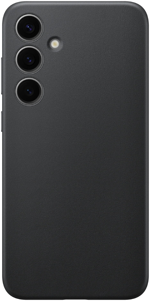 Чехол-накладка Samsung Vegan Leather Case Galaxy S24+ Чёрный (GP-FPS926HCABR)