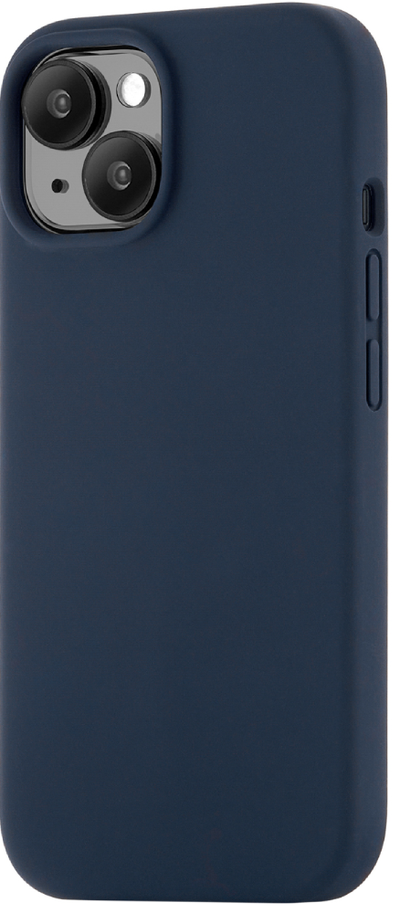 Чехол-накладка uBear чехол для apple iphone 15 plus soft touch с подкладкой из микрофибры темно красный
