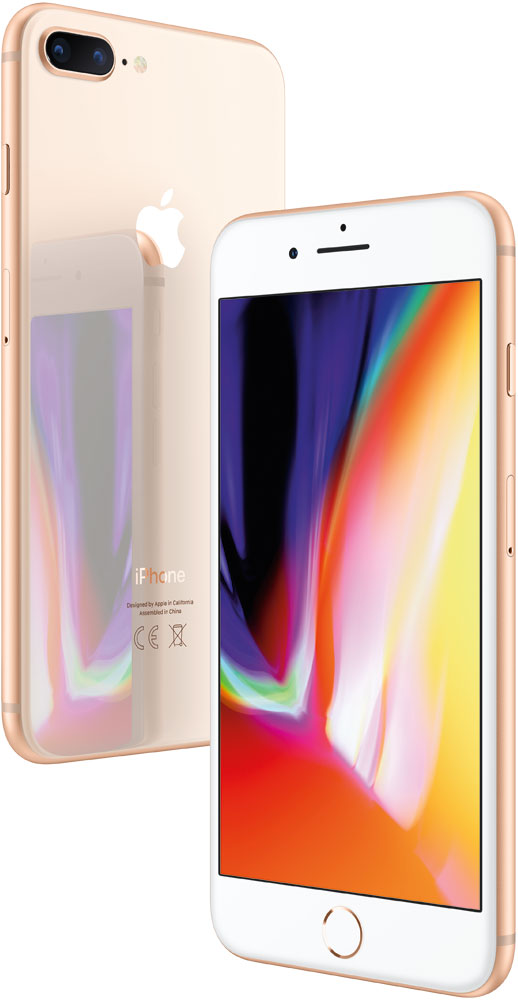 Смартфон Apple iPhone 8 Plus 64GB Gold (Золотой) 0101-5987 iPhone 8 Plus 64GB Gold (Золотой) - фото 1