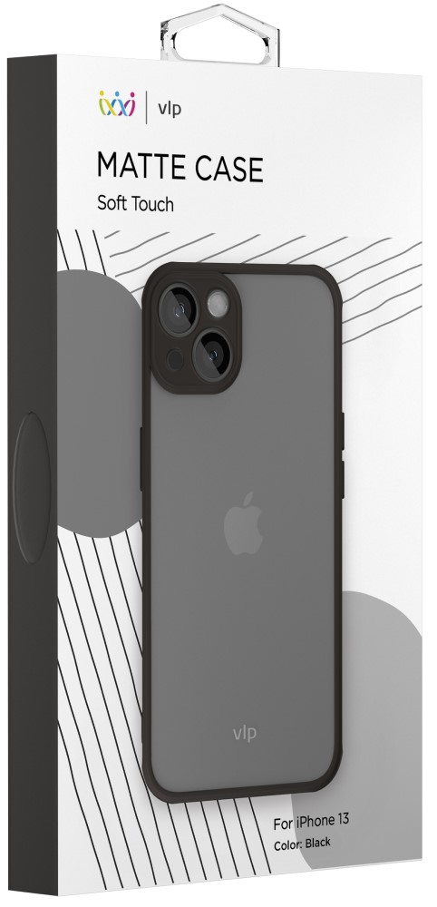 Клип-кейс VLP iPhone 13 Matte Case Black 0313-9954 - фото 2