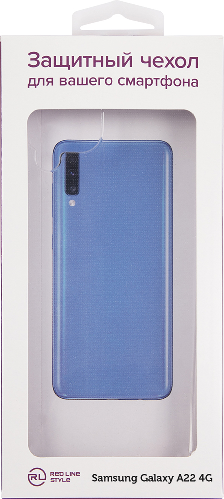 Клип-кейс RedLine iBox Crystal Samsung Galaxy A22 прозрачный 0313-9392 - фото 3