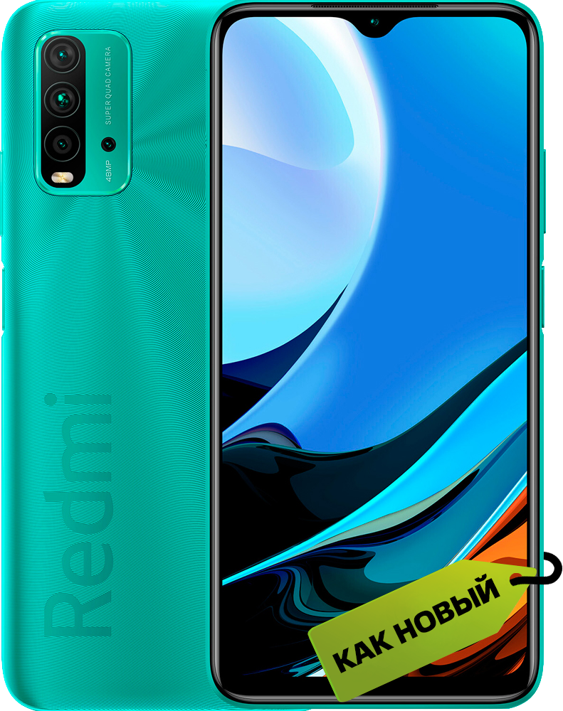 

Смартфон Xiaomi, Redmi 9T 4/128Gb Зеленый «Как новый»