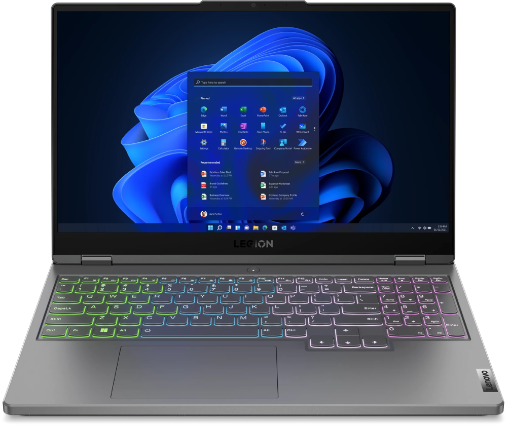 

Ноутбук Lenovo, Legion 5 15IAH7H 15.6" Core i5 12500H 32Гб/1Тб RTX3060 6ГБ Win11Home Штормовой серый